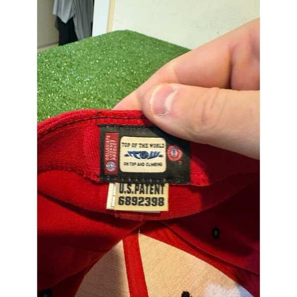 Youngstown State Penguins hat cap fitted one size OSFA red flex fit Top of world - Picture 7 of 8